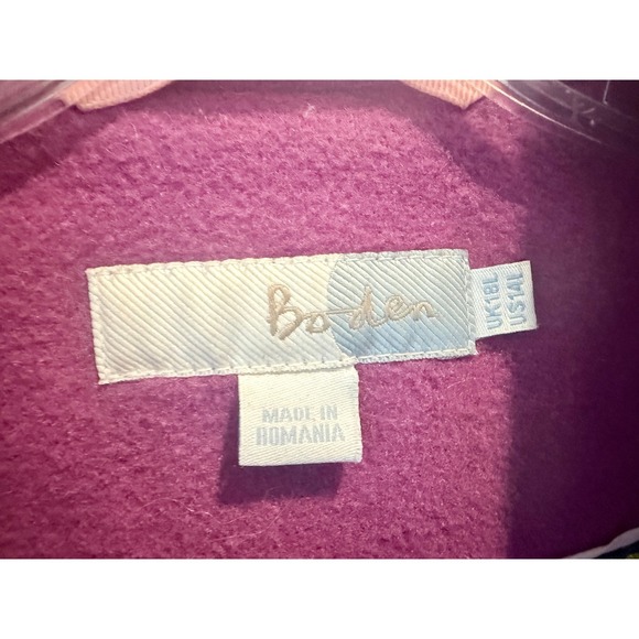 Boden Wool Cashmere Blend Magenta Coat Button Women US 14 - Picture 3 of 14